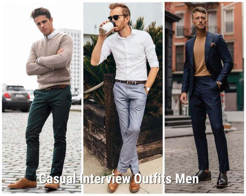 Business casual men for on sale interview