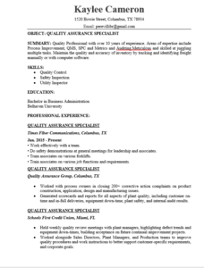 another word for review resume